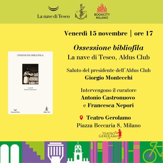 Bookcity, 15 novembre, 2024